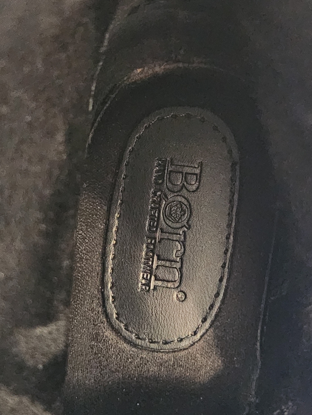 Born Black Leather Upper Boots Size 7.5 - Picture 4 of 9